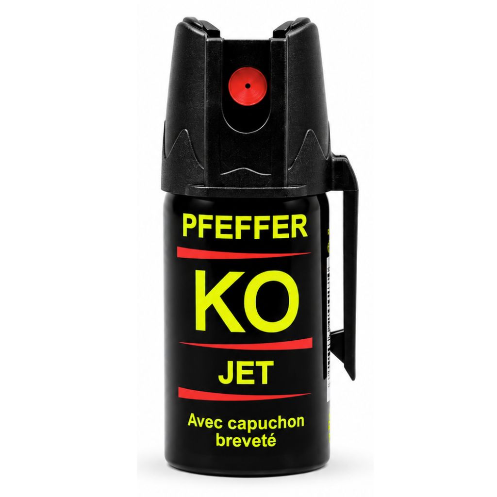 Spray anti-agression KO Jet gel poivre 40 ml Ballistol