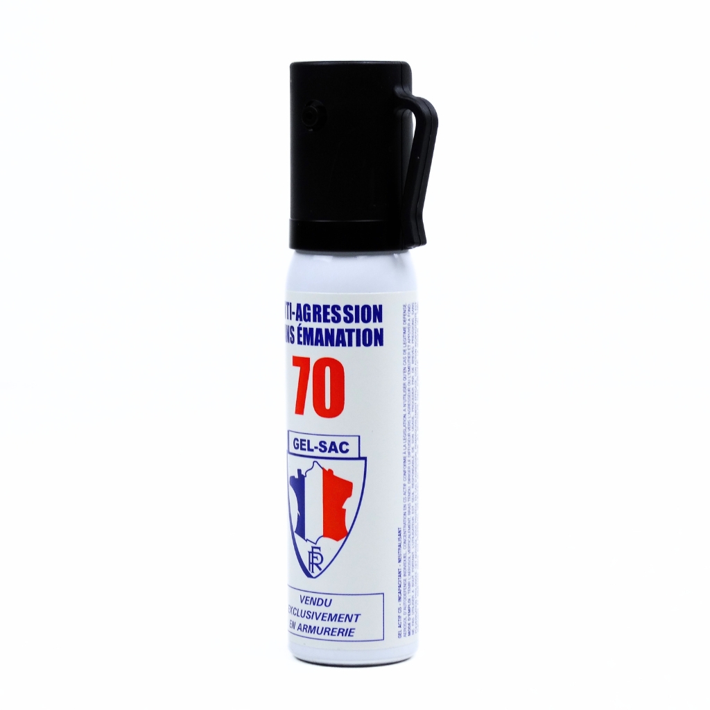 Bombe lacrymogène de poche gel