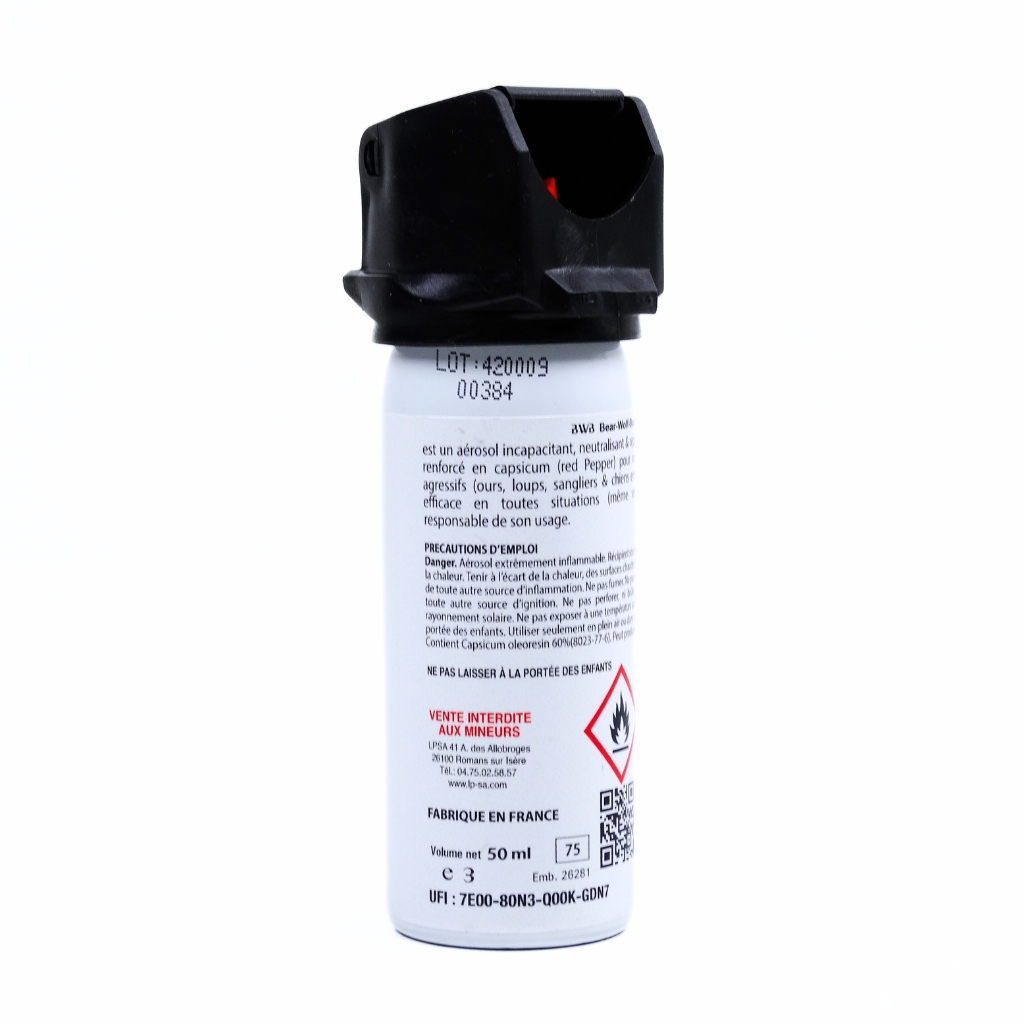 Spray au poivre animaux dangereux