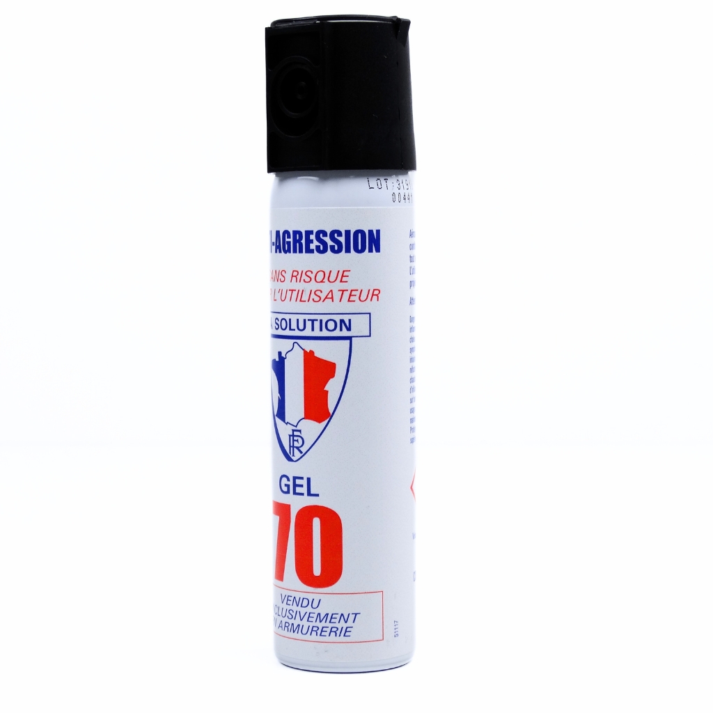 Aérosol de défense gel cs