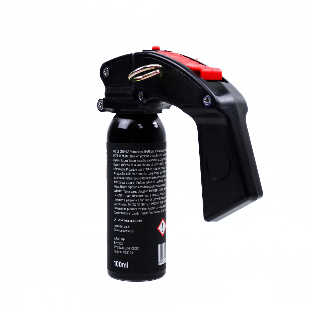 Aérosol lacrymogène puissant gel poivre 100ml