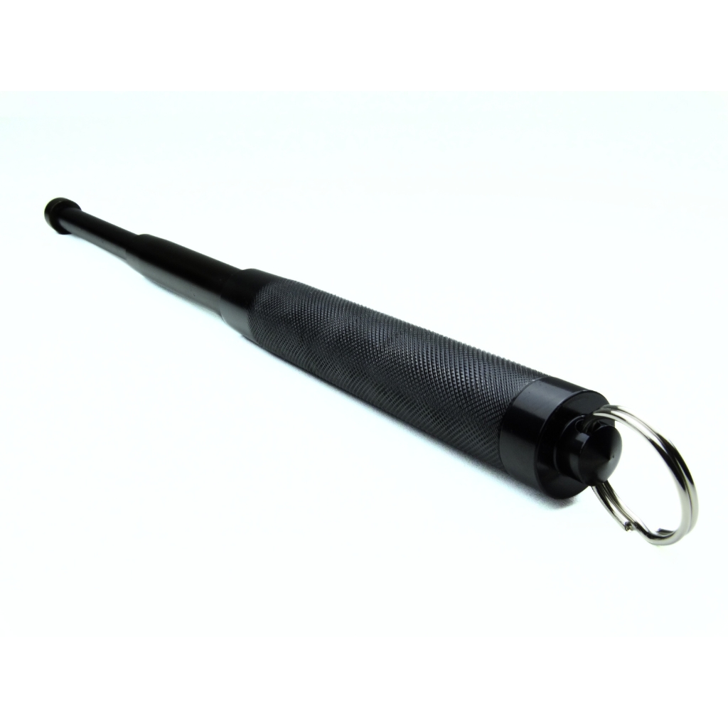 Bâton télescopique acier noir légal