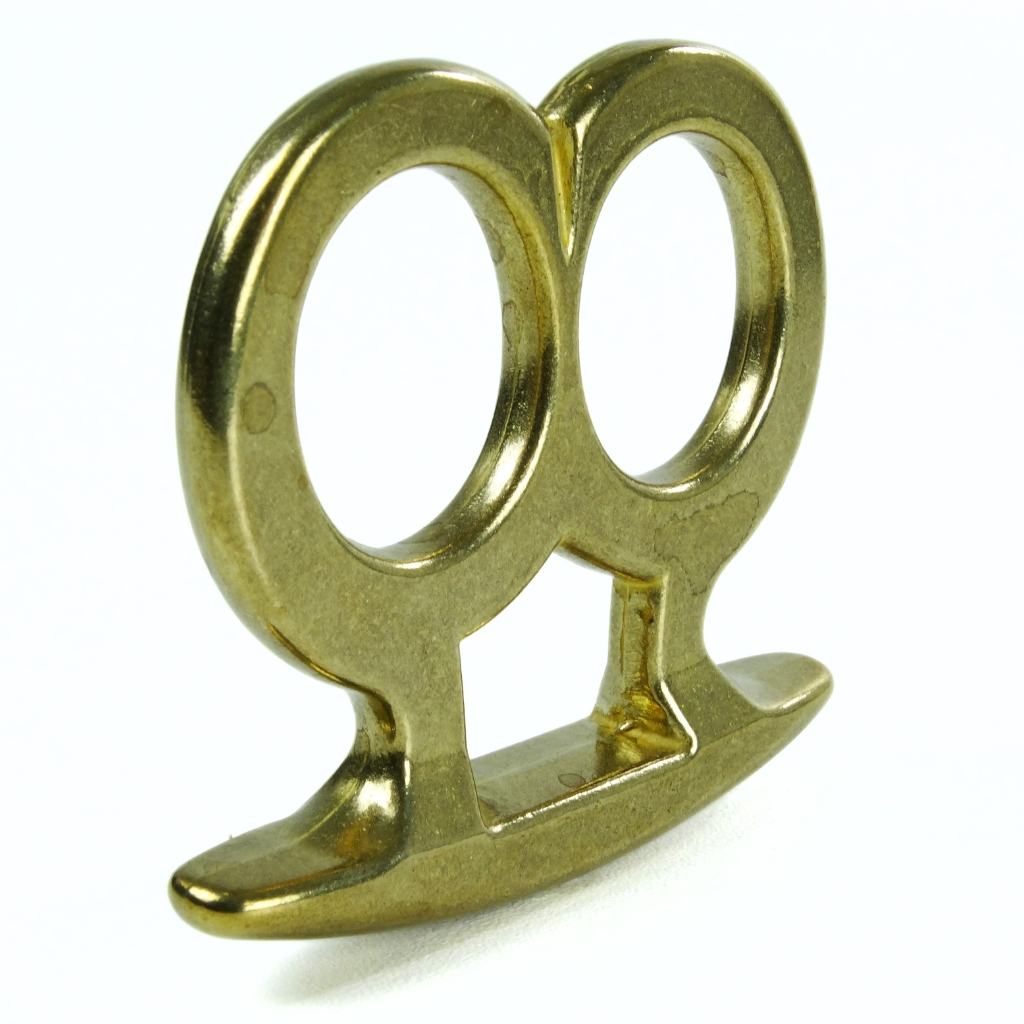 Bague Poing Américain 2 doigts en laiton