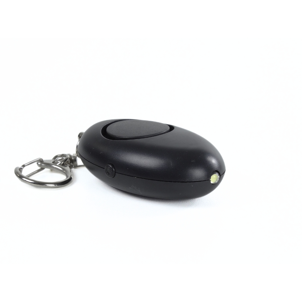 Alarme personnelle noire 120 dB avec lampe