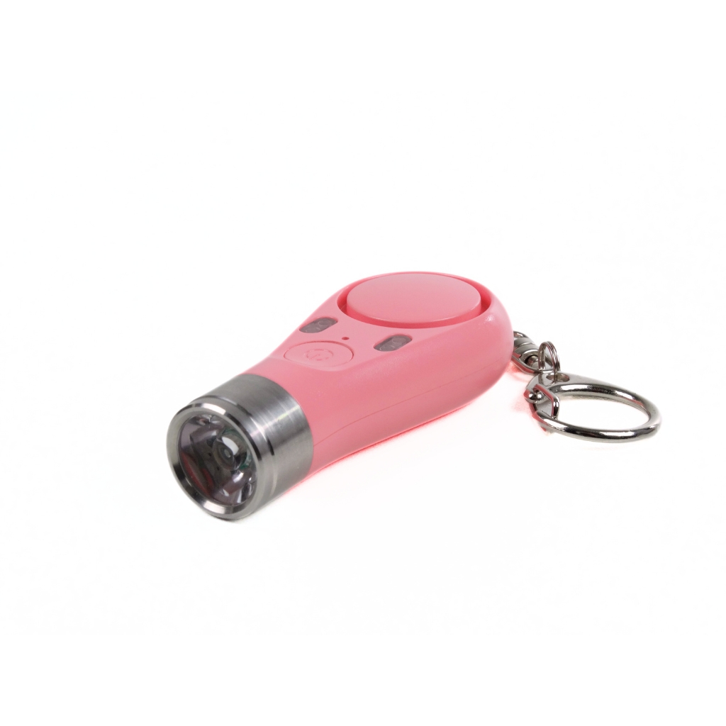 Alarme anti-agression femme avec lampe