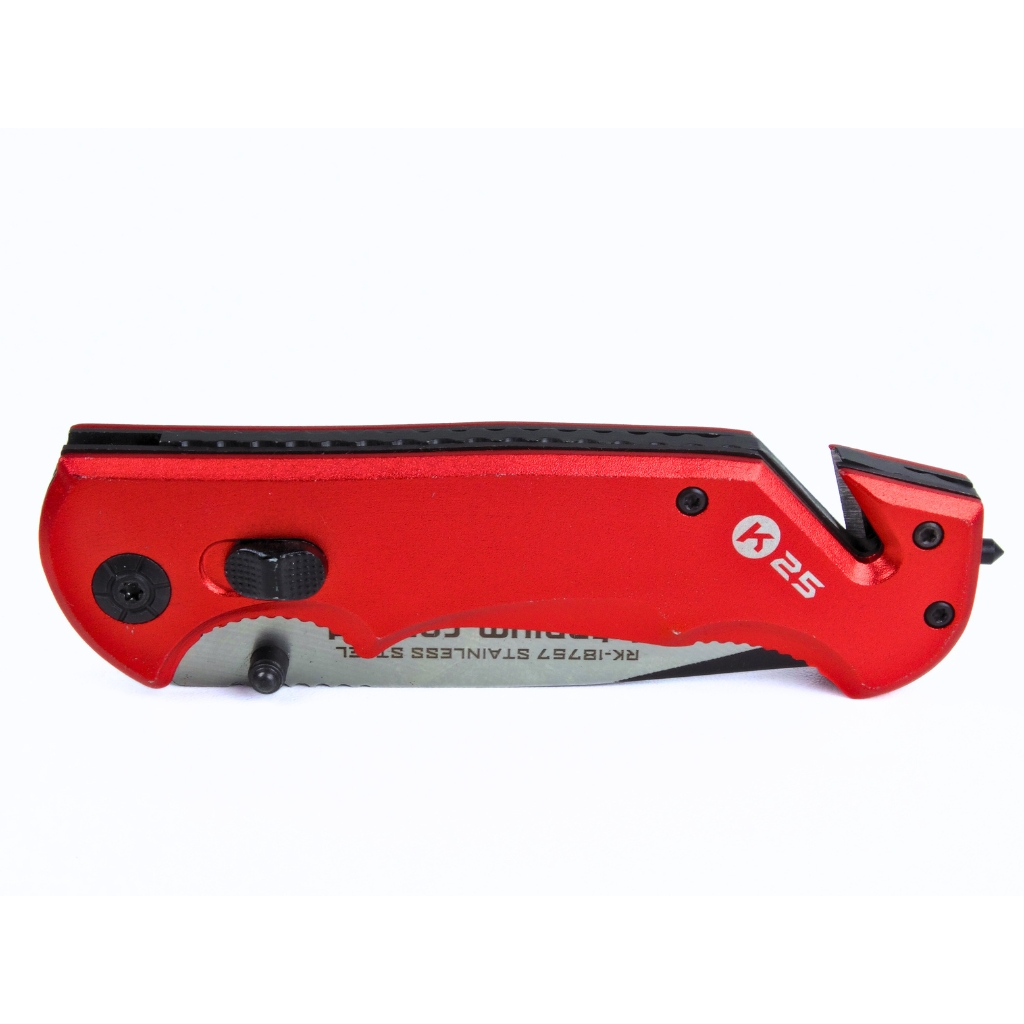 Couteau pliable brise vitre coupe ceinture lame 9 cm