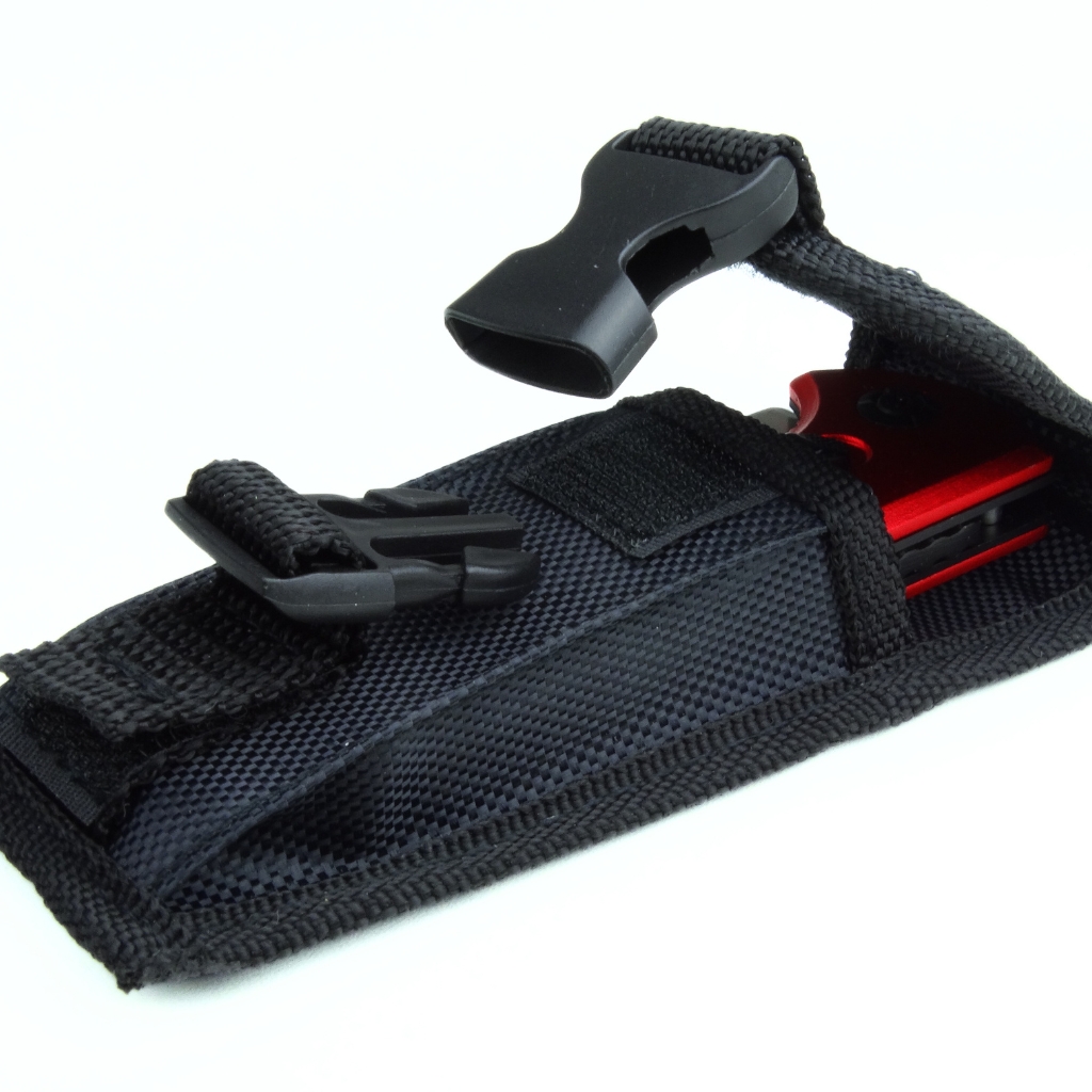 etui Couteau tactique brise vitre coupe ceinture lame 9 cm