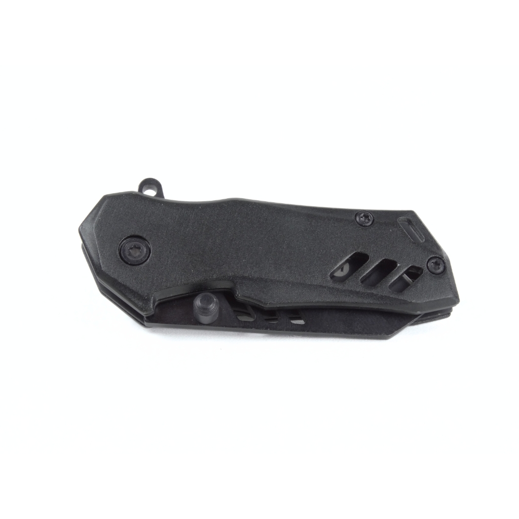 mini Couteau de poche K25 noir lame 5 cm clip ceinture