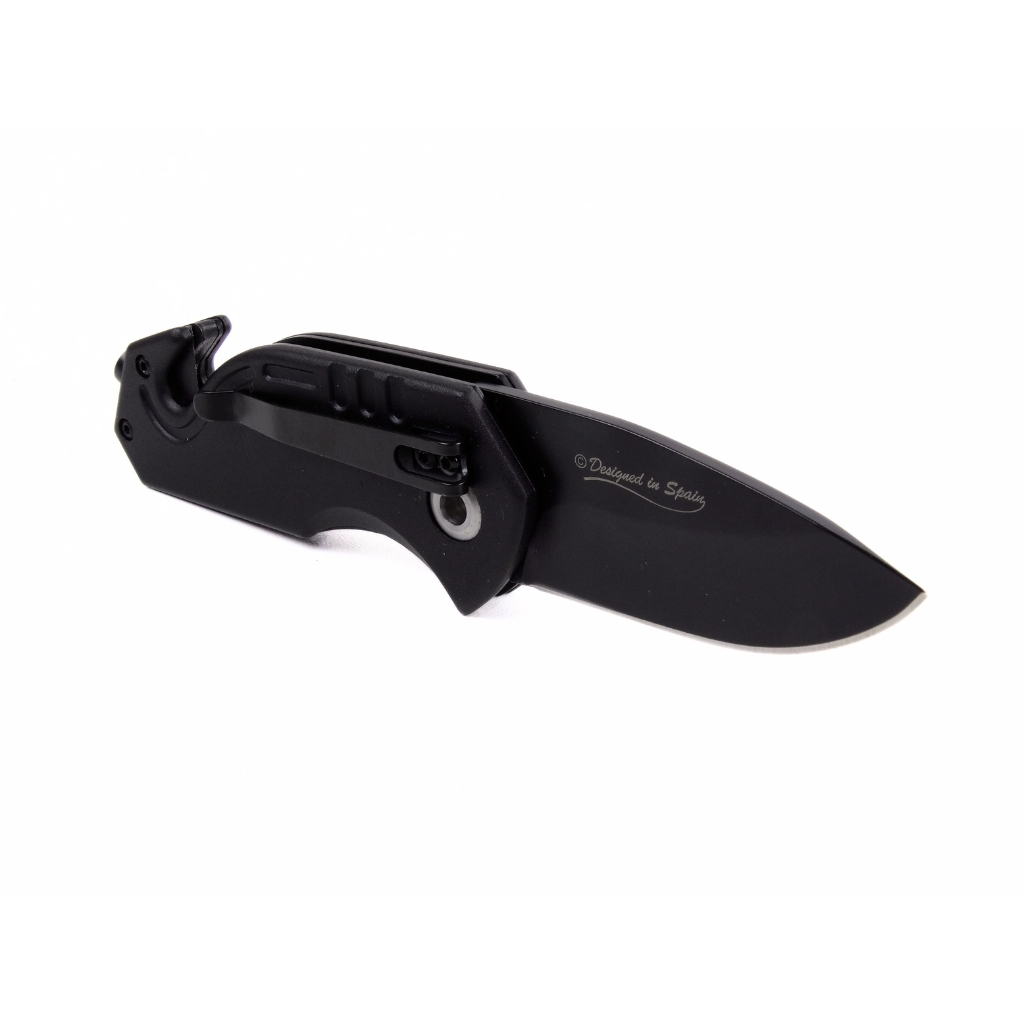 mini Couteau de poche pliable multifonctions noir