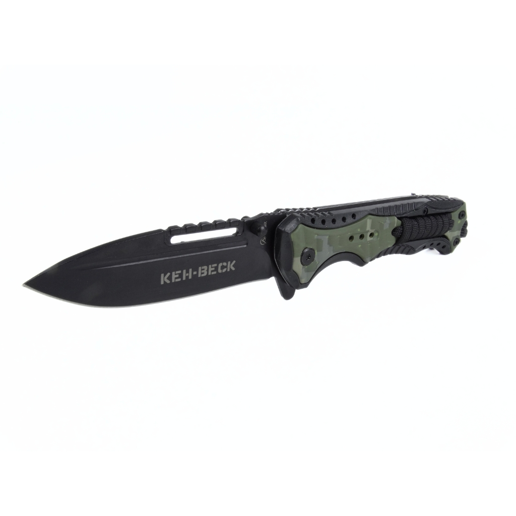 Couteau tactique pliable Keh-Beck lame 9 cm camo