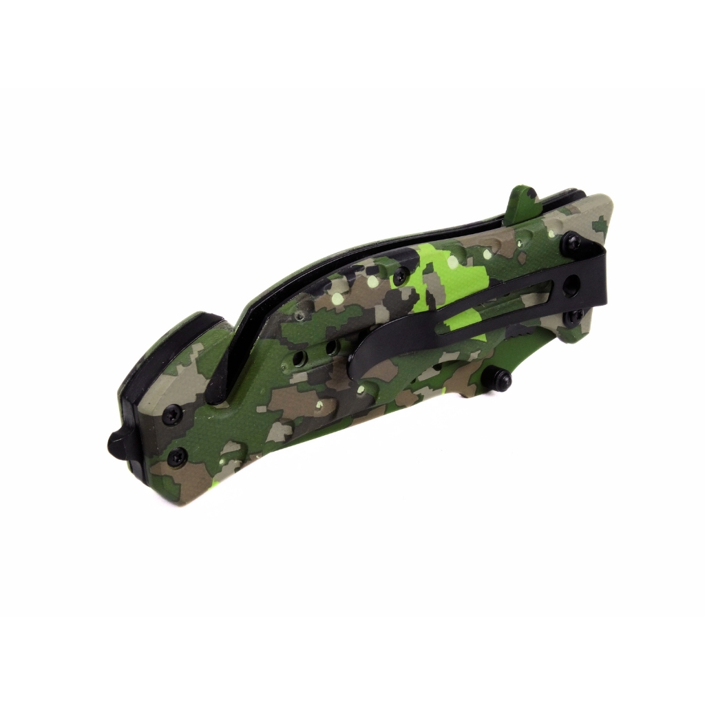 Couteau de poche tactique Multifonctions Camo
