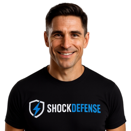 Sébastien, fondateur de ShockDefense et spécialiste en autodéfense légale en France