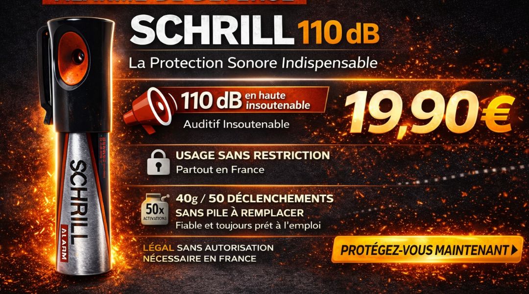 alarme schrill anti agression femme tw1000