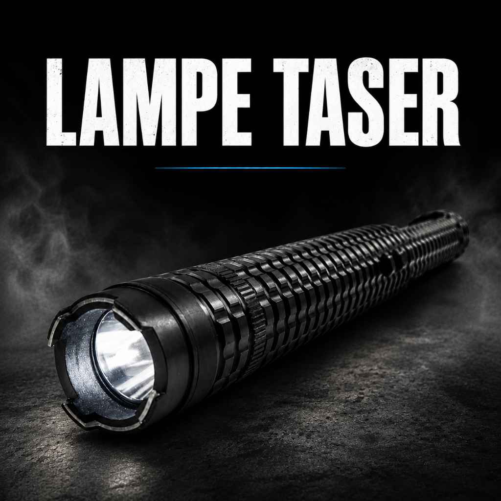 Lampe taser - shocker électrique avec lampe LED intégrée