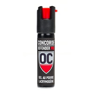 Bombe lacrymogène de poche puissante gel poivre 25 ml Pro