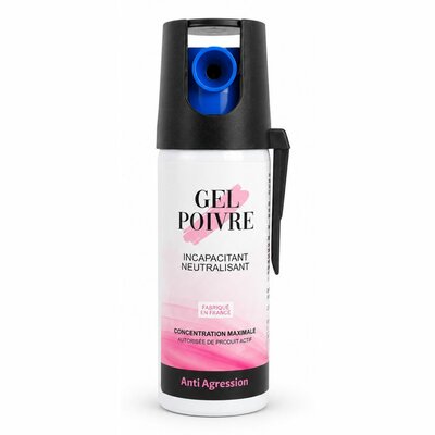 bombe au poivre rose pour femme 50ml - vue de face