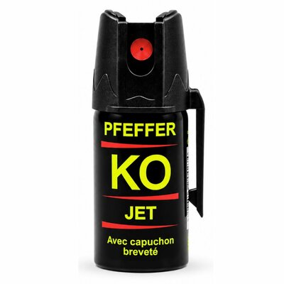 Spray anti-agression KO Jet gel poivre 40 ml Ballistol