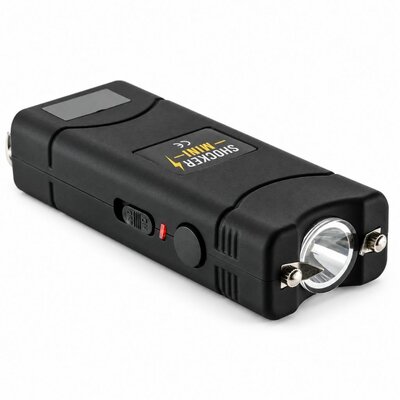 mini shocker électrique 2,8 millions de volts avec lampe LED shockdefense