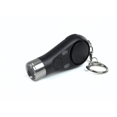 Alarme anti-agression 3 en 1 avec lampe rechargeable