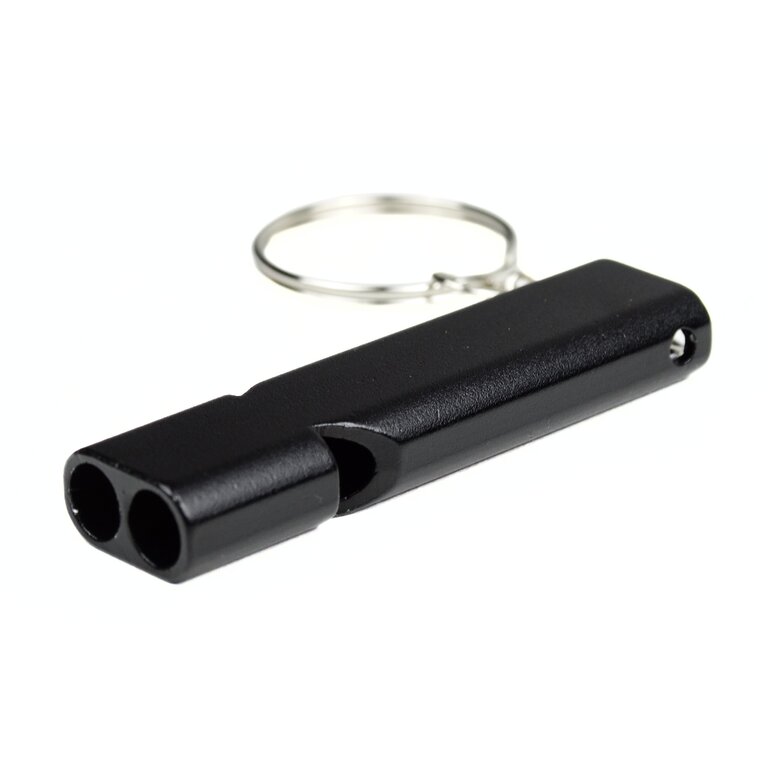 Lot 18 Sifflets De Survie Alliage Aluminium - 9 Couleurs, 47x9 Mm, Anneau Porte-Clés - Pour Randonnée, Chasse, Arbitrage