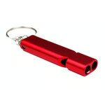 Sifflet porte-clé anti-agression rouge