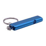 Sifflet porte-clés alerte anti-agression bleu