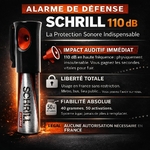 Alarme de défense tw1000 haute fréquence 110 dB Schrill