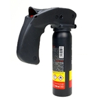 Bombe lacrymogène poignée pistolet 100 ml diffusion large nuage de poivre OC fabrication allemande