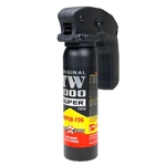 Spray défense gaz poivre 100 ml TW1000 poignée pistolet ergonomique avec gâchette frontale et capuchon de sécurité à ressort