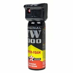 Spray de défense TW1000 mousse poivre 63 ml avec capuchon flip-top