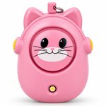 Alarme anti-agression 130db enfant chat rose