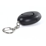 Alarme personnelle noire 120 dB avec lampe pas cher