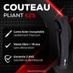 information Couteau pliant tactique avec scie k25