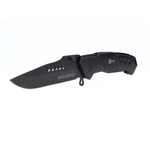 Couteau tactical pliable noir K25