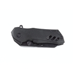 mini Couteau de poche K25 noir lame 5 cm clip ceinture