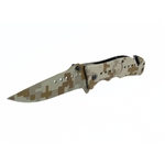 Couteau Militaire Multifonctions Camouflage Sable