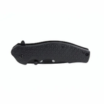 Couteau de poche pliable noir lame 8,5 cm légal