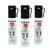 Pack x 3 Bombes lacrymogènes gaz cs 25 ml