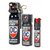 Bombes au poivre gel puissantes Pack de 3 100ml, 50ml et 25ml