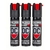 Lot de 3 Bombes gel poivre 25 ml Pro
