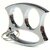 Poing Américain 2 Doigts Argenté - Compact et Discret (2)