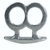Mini Poing Américain 2 doigts en aluminium