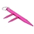Kubotan 3 pointes Rose 13 cm