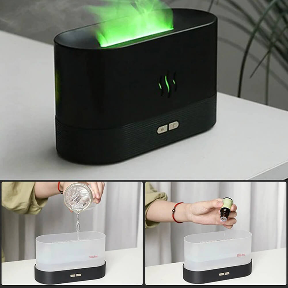Humidificateur dair flamme design