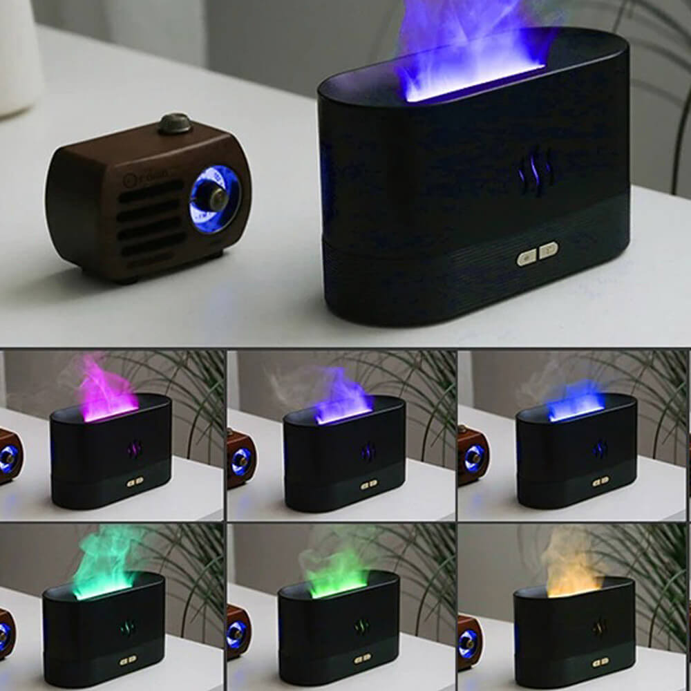 Humidificateur dair flamme design