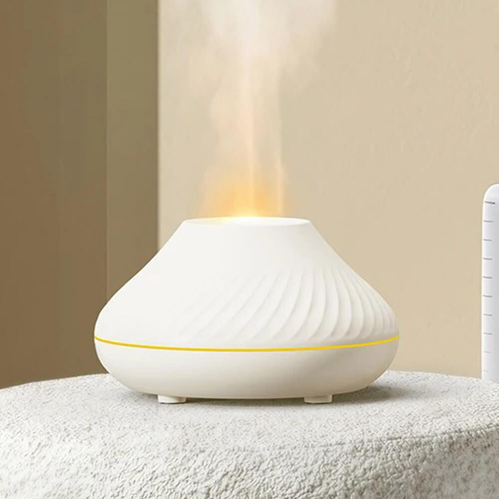Humidificateur dair flamme colorée
