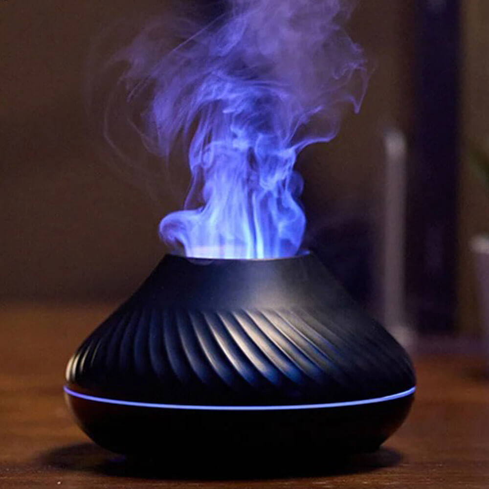 Humidificateur dair flamme colorée