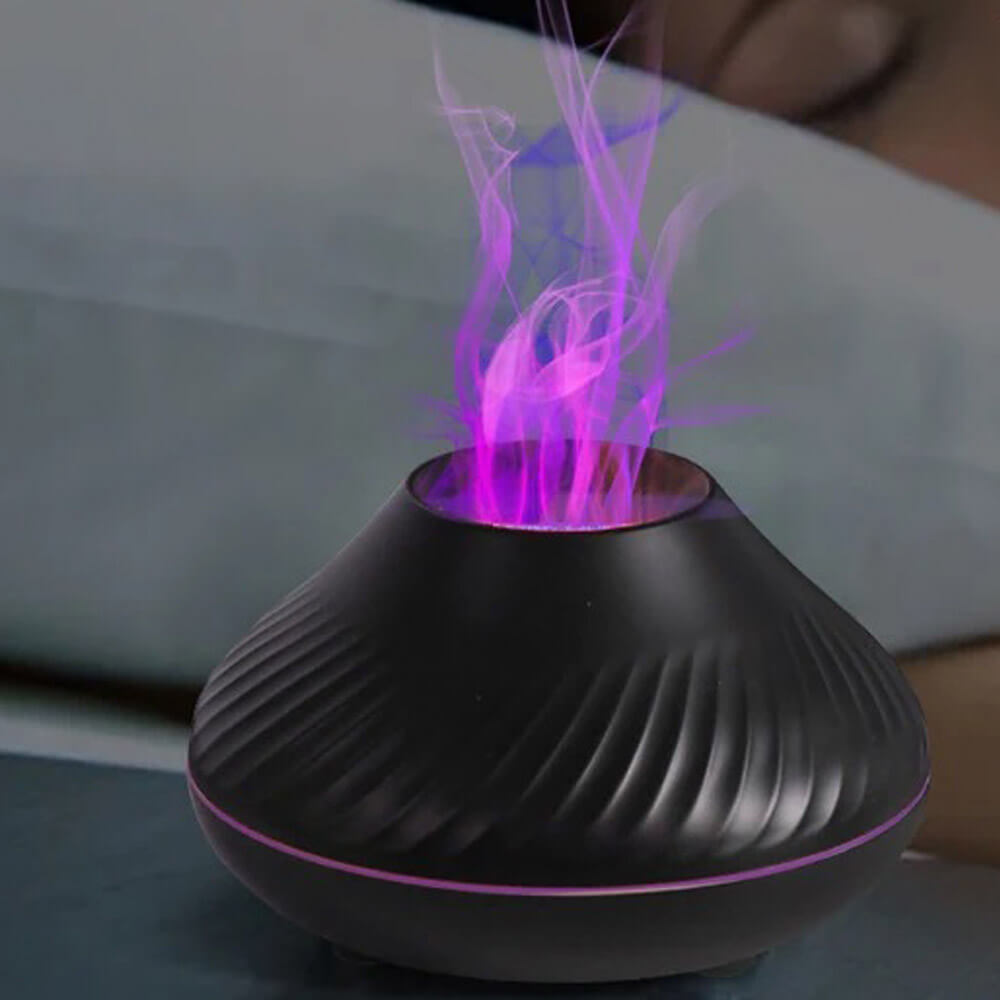 Humidificateur dair flamme colorée