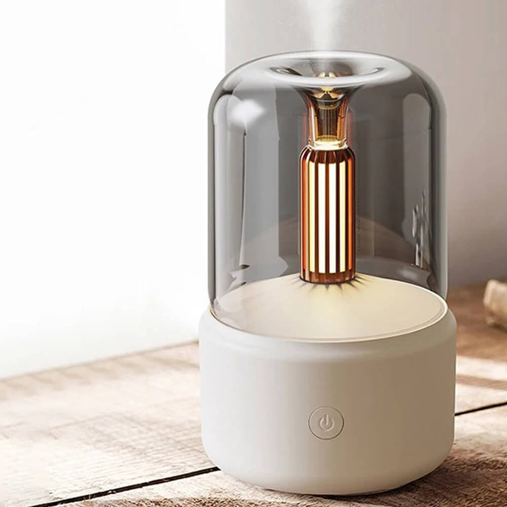 Humidificateur dair design lampe blanc ou noir