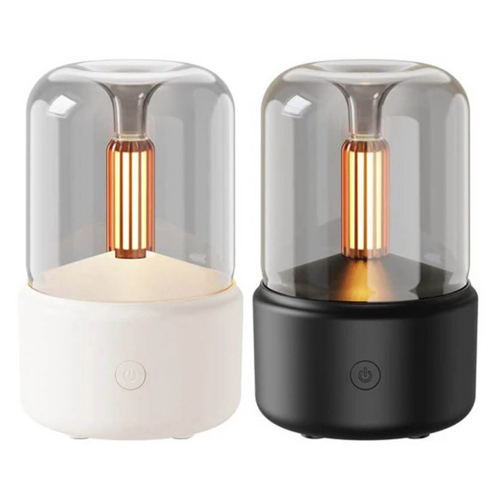 Humidificateur dair design lampe blanc ou noir